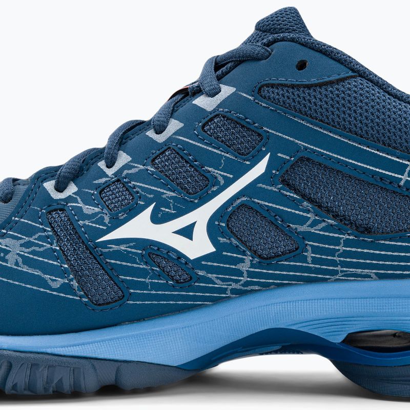 Pantofi de volei pentru bărbați Mizuno Wave Voltage albastru marin V1GA216021 11