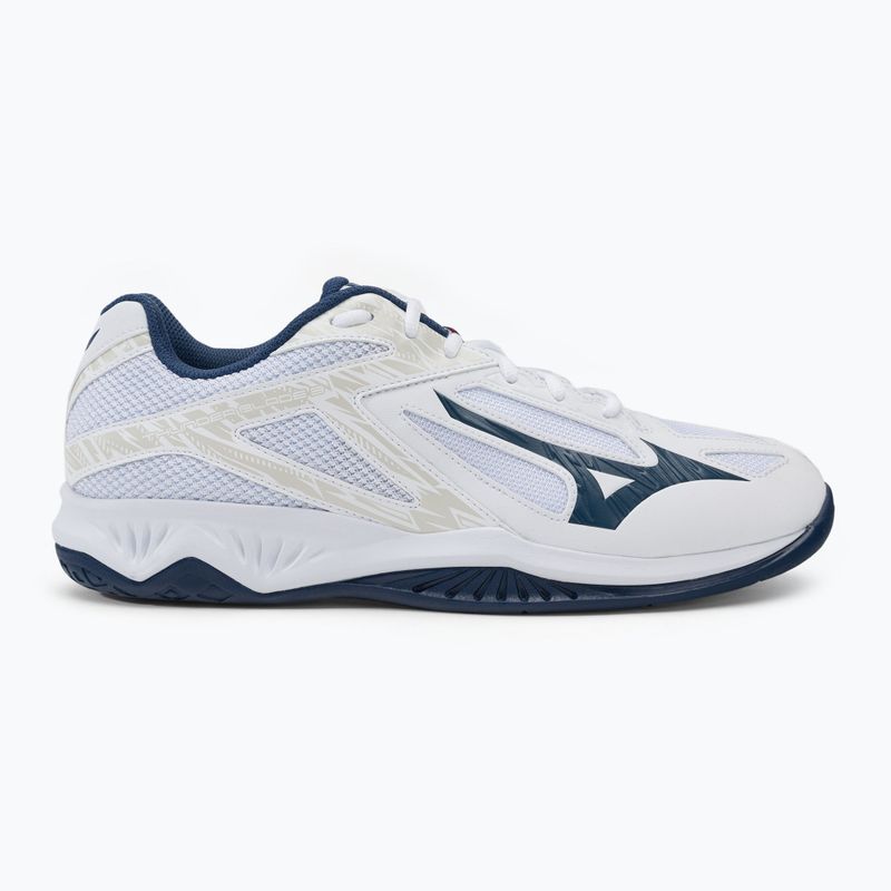 Pantofi de volei pentru bărbați Mizuno Thunder Blade 3 alb V1GA217022 2