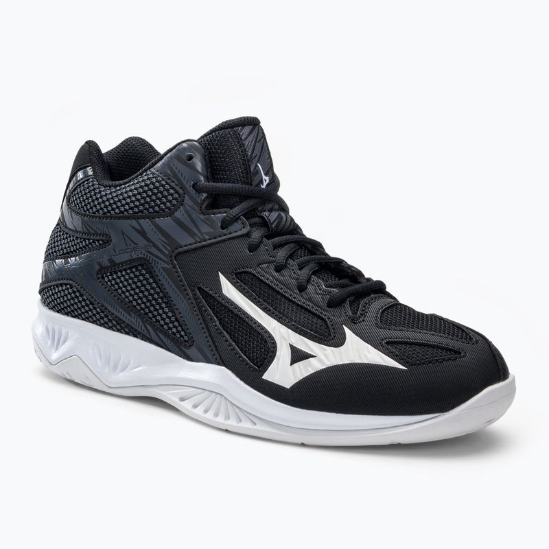 Pantofi de volei pentru bărbați Mizuno Thunder Blade 3 Mid negru V1GA217501
