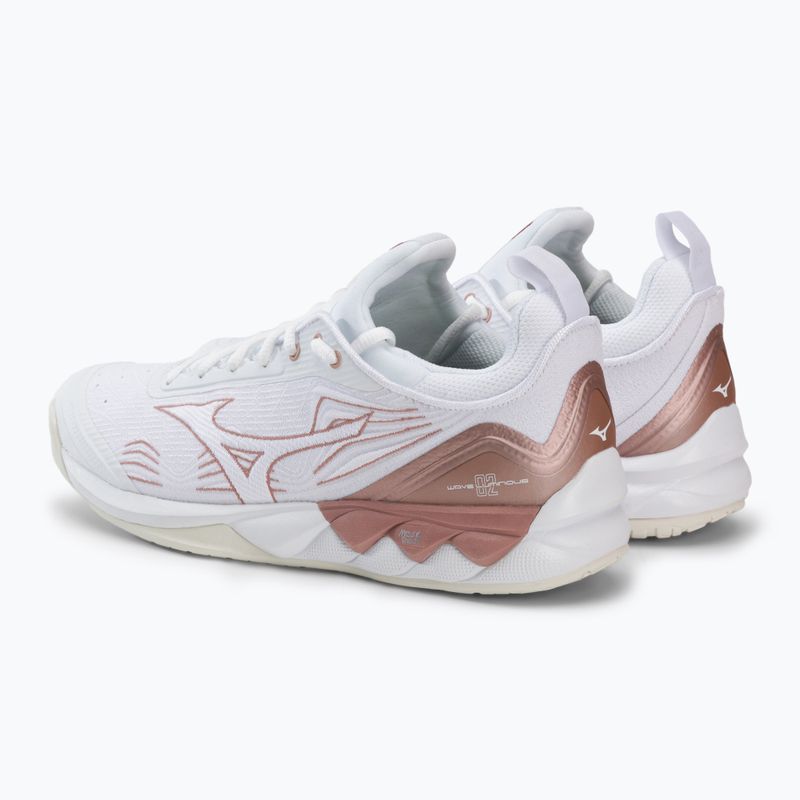 Pantofi de volei pentru femei Mizuno Wave Luminous 2 alb V1GC21202036 3