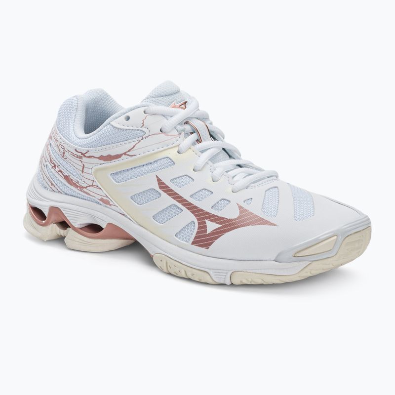 Pantofi de volei pentru femei Mizuno Wave Voltage alb V1GC216036