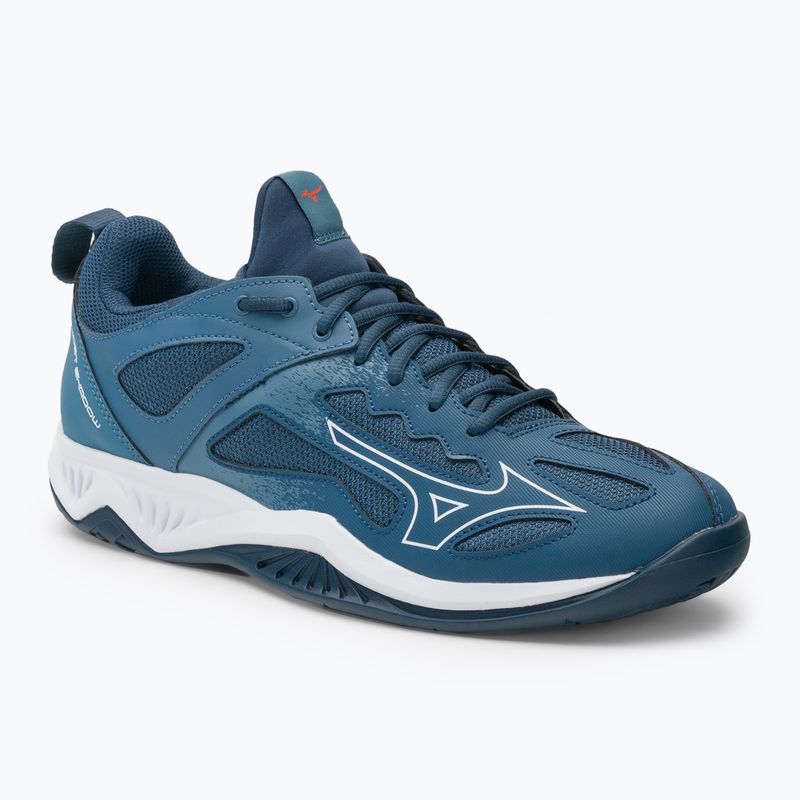 Pantofi de handbal masculin Mizuno Ghost Shadow albastru marin X1GA218021_39.0/6.0