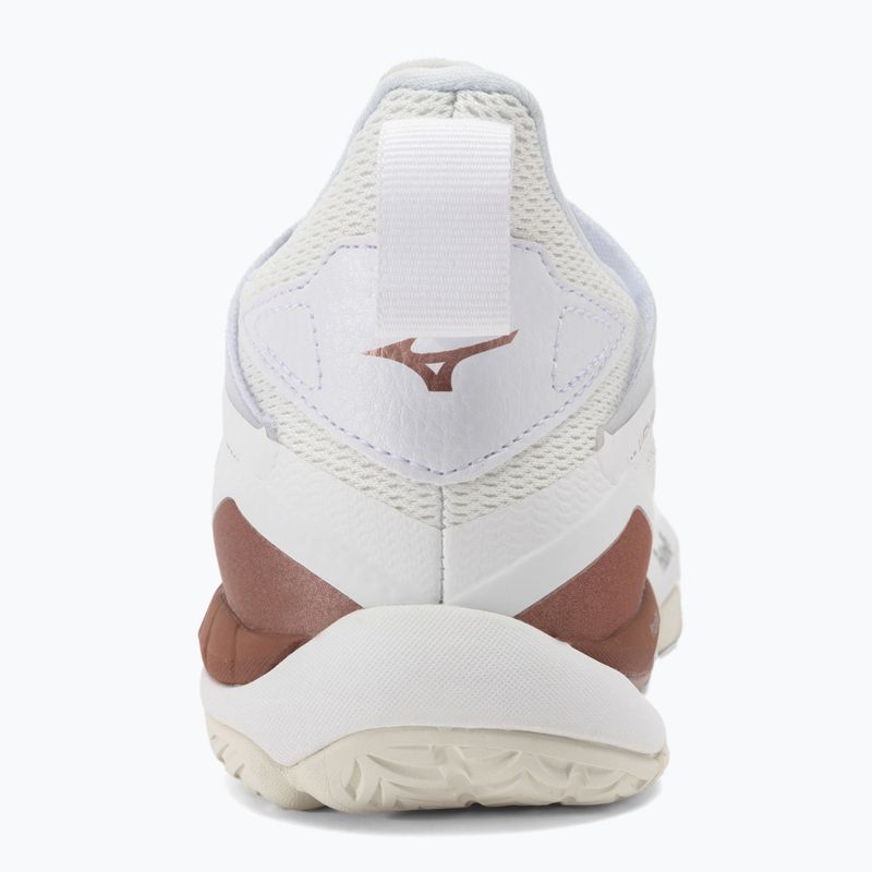 Încălțăminte de handbal pentru femei Mizuno Wave Mirage 4 white/rose/snow white 6