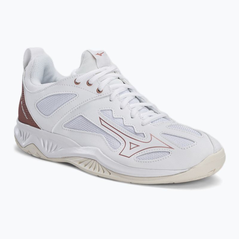 Pantofi de handbal pentru femei Mizuno Ghost Shadow alb