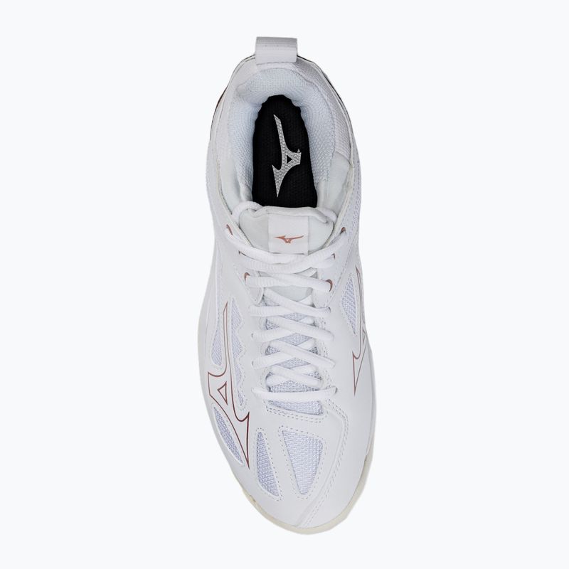 Pantofi de handbal pentru femei Mizuno Ghost Shadow alb 6