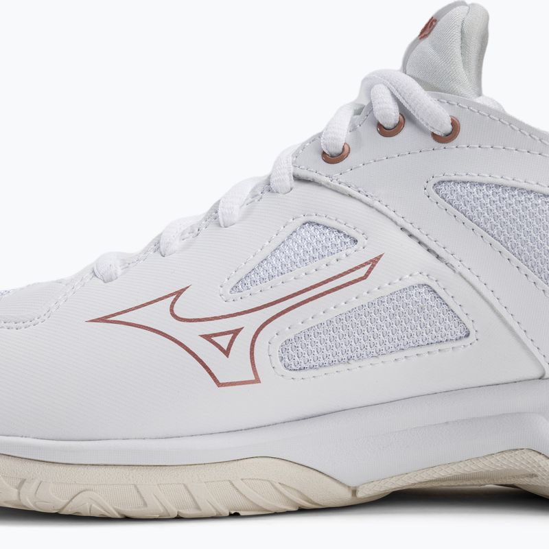 Pantofi de handbal pentru femei Mizuno Ghost Shadow alb 9