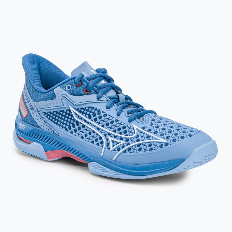 Pantofi de tenis pentru femei Mizuno Wave Exceed Tour 5 AC albastru 61GA227121