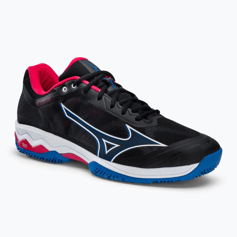 Pantofi de padel Mizuno Wave Exceed Light CC Padel negru pentru bărbați 61GB222210