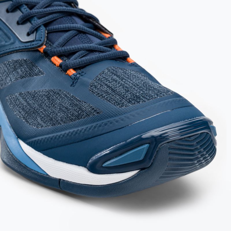 Pantofi de volei pentru bărbați Mizuno Wave Momentum 2 Mid albastru marin V1GA211721 7