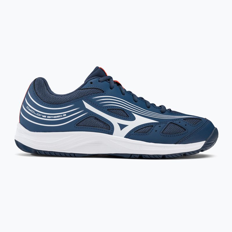 Încălțăminte de volei Mizuno Cyclone Speed 3 albastru-albă V1GA218021 2