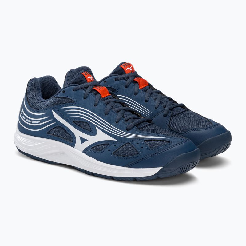 Încălțăminte de volei Mizuno Cyclone Speed 3 albastru-albă V1GA218021 5