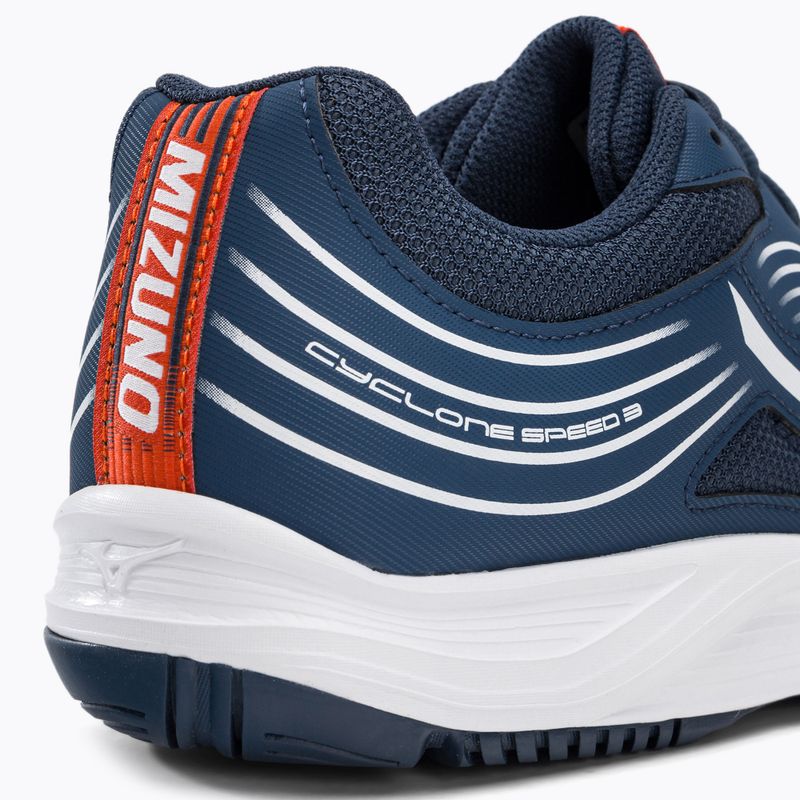 Încălțăminte de volei Mizuno Cyclone Speed 3 albastru-albă V1GA218021 10