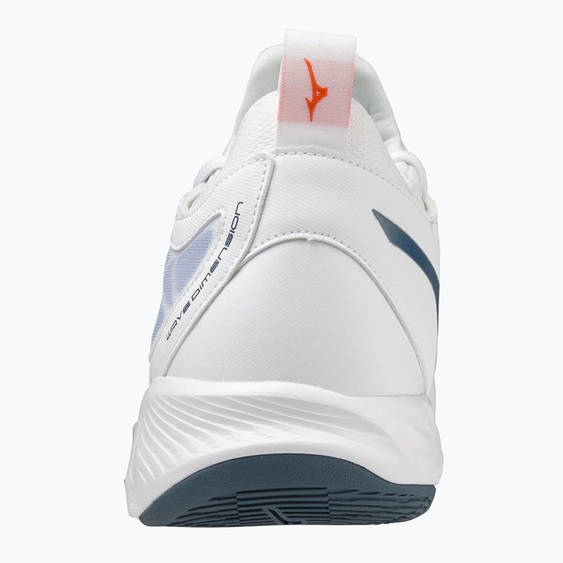 Pantofi de volei pentru bărbați Mizuno Wave Dimension alb V1GA224022 10