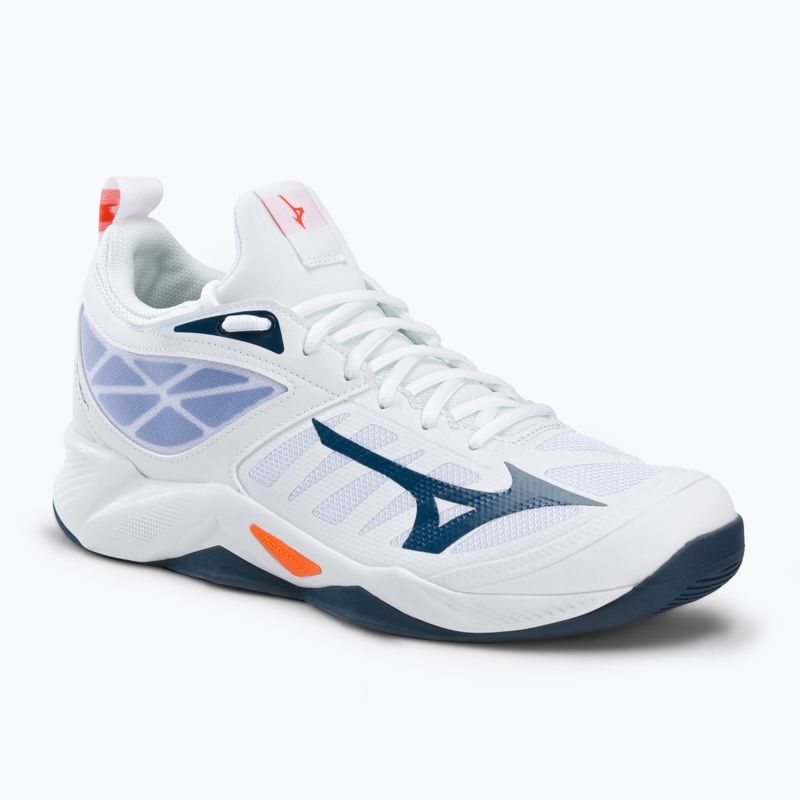 Pantofi de volei pentru bărbați Mizuno Wave Dimension alb V1GA224022