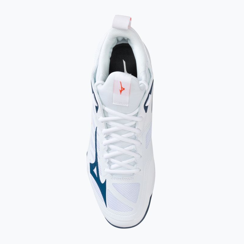 Pantofi de volei pentru bărbați Mizuno Wave Dimension alb V1GA224022 6