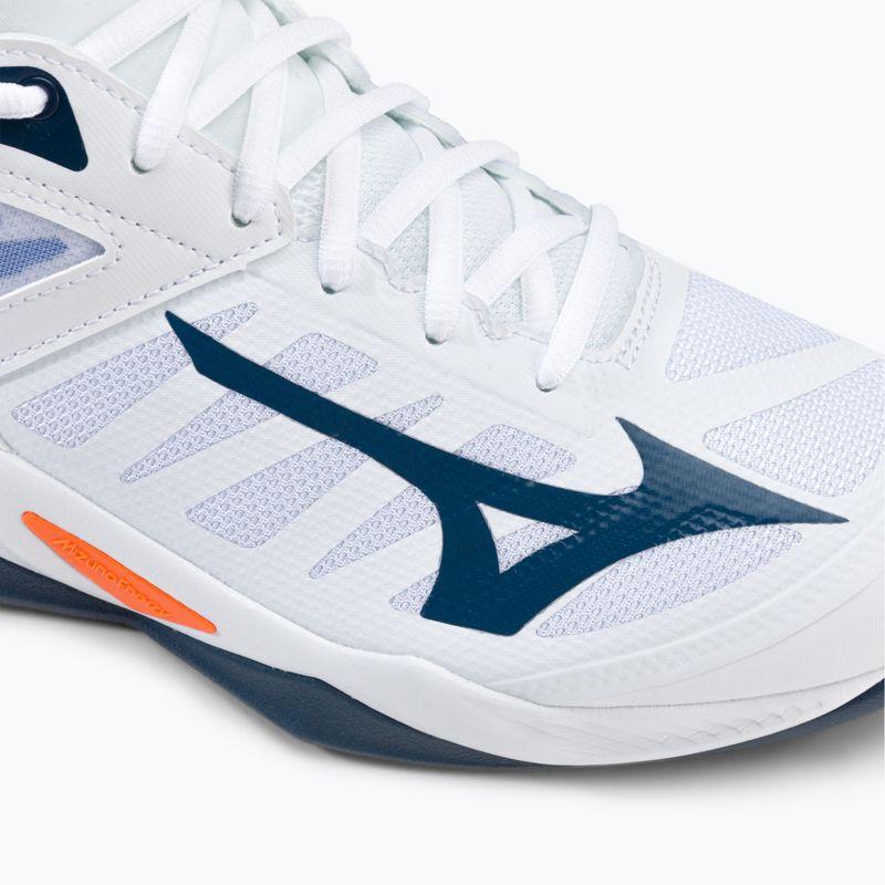 Pantofi de volei pentru bărbați Mizuno Wave Dimension alb V1GA224022 8