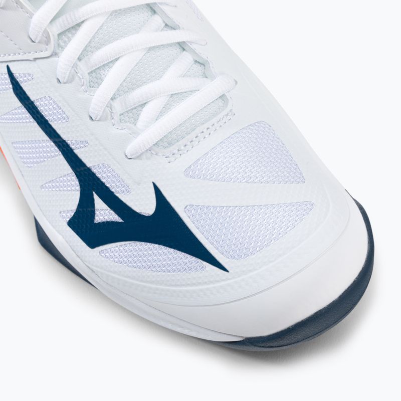 Pantofi de volei pentru bărbați Mizuno Wave Dimension alb V1GA224022 9