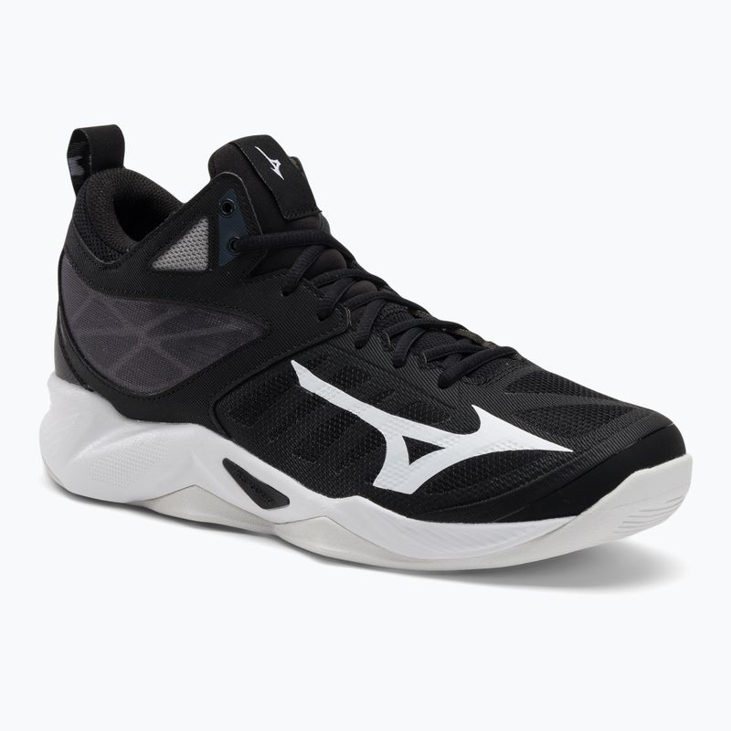 Pantofi de volei pentru bărbați Mizuno Wave Dimension Mid negru V1GA224501