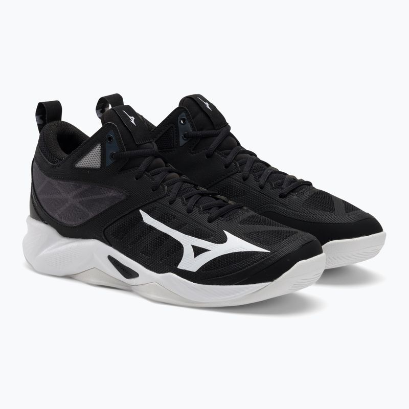 Pantofi de volei pentru bărbați Mizuno Wave Dimension Mid negru V1GA224501 5