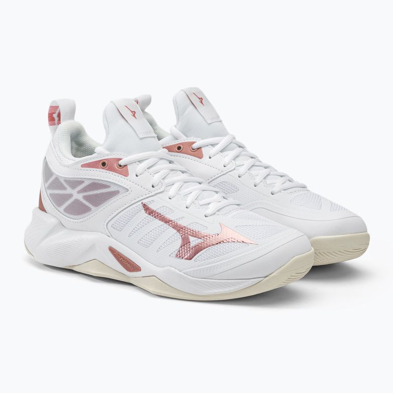 Pantofi de volei pentru femei Mizuno Wave Dimension alb V1GC224036 4