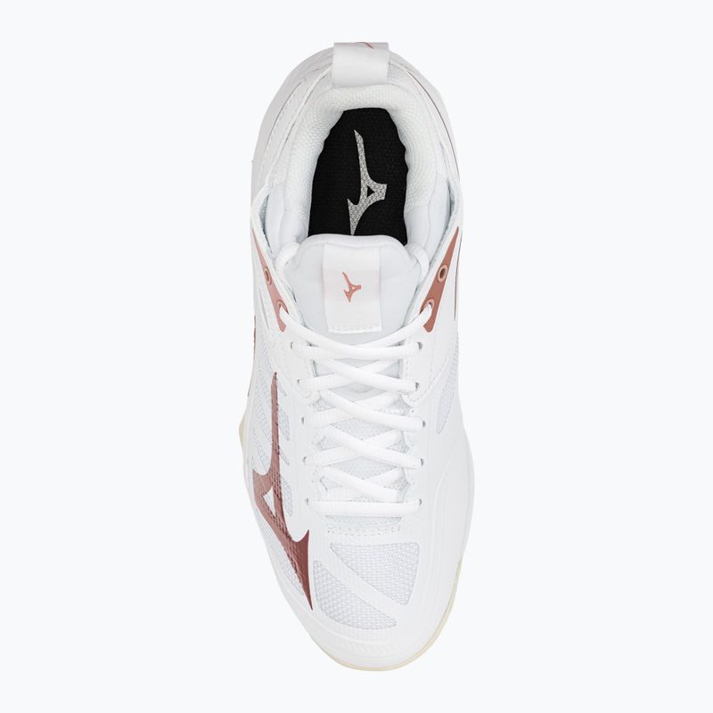 Pantofi de volei pentru femei Mizuno Wave Dimension alb V1GC224036 6