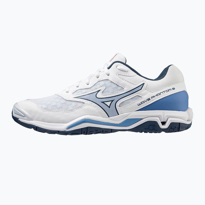 Pantofi de handbal pentru bărbați Mizuno Wave Phantom 3 alb X1GA226022 3