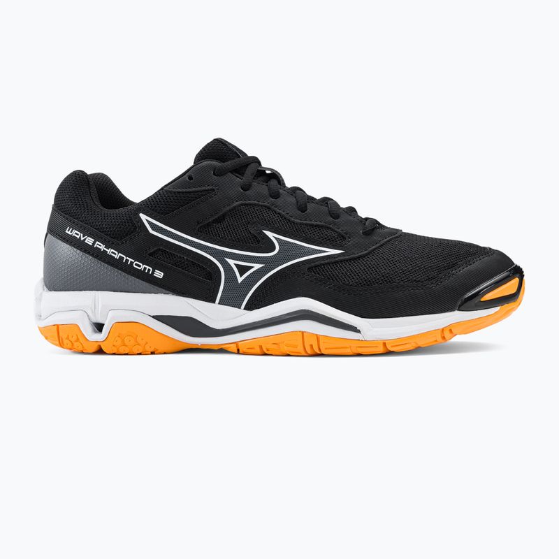 Pantofi de handbal pentru bărbați Mizuno Wave Phantom 3 negru X1GA226044 2