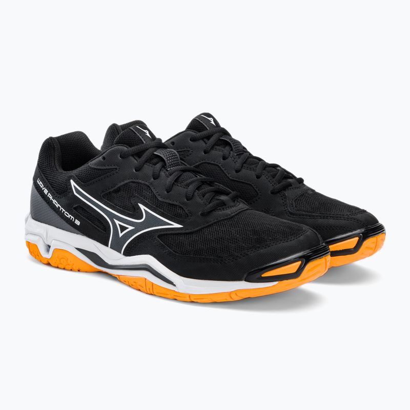 Pantofi de handbal pentru bărbați Mizuno Wave Phantom 3 negru X1GA226044 4