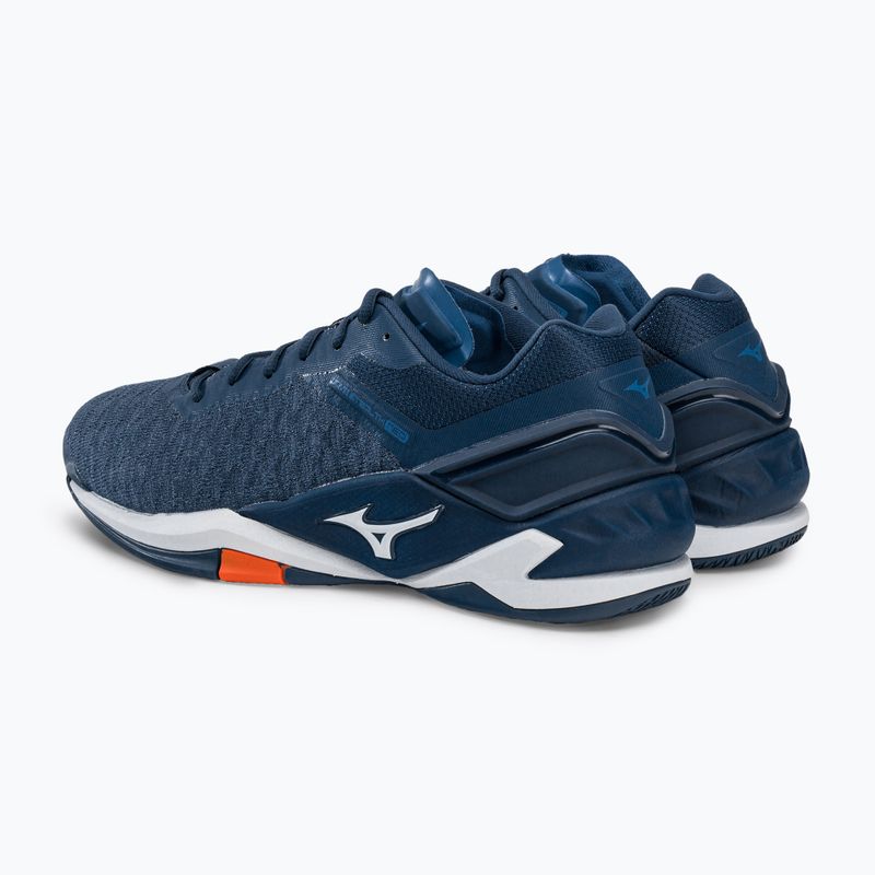Pantofi de handbal pentru bărbați Mizuno Wave Stealth Neo albastru marin X1GA200021 3