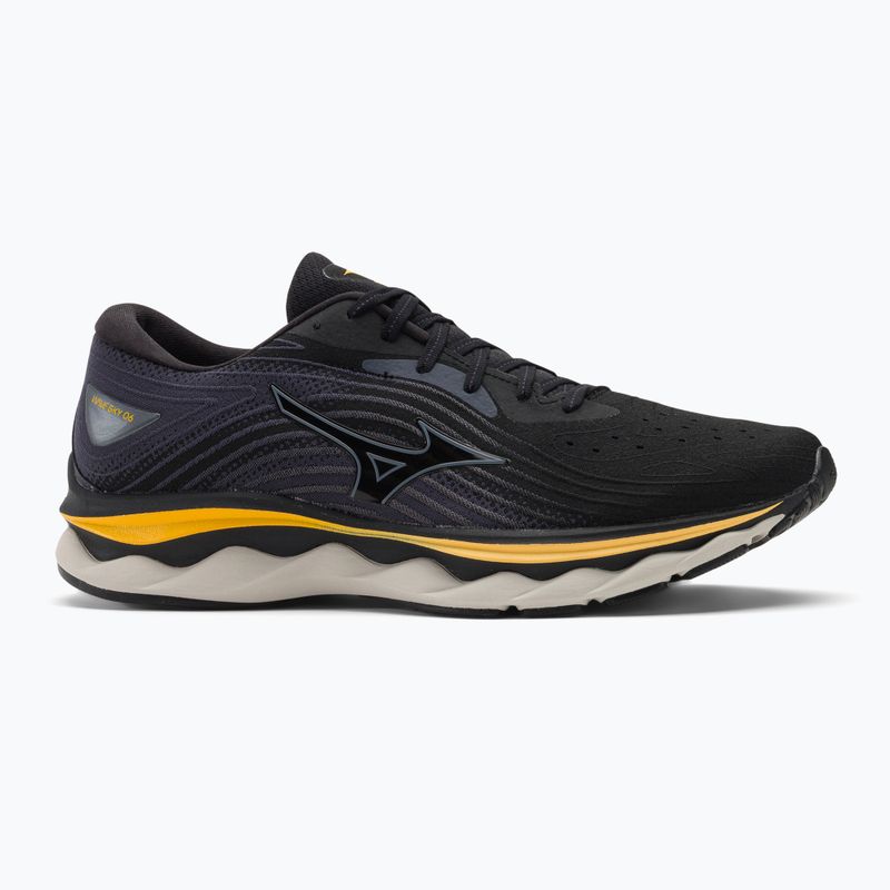 Pantofi de alergare pentru bărbați Mizuno Wave Sky 6 negru/tradewinds/gold fusion 2