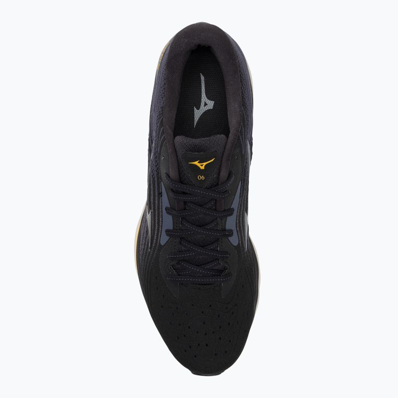 Pantofi de alergare pentru bărbați Mizuno Wave Sky 6 negru/tradewinds/gold fusion 6