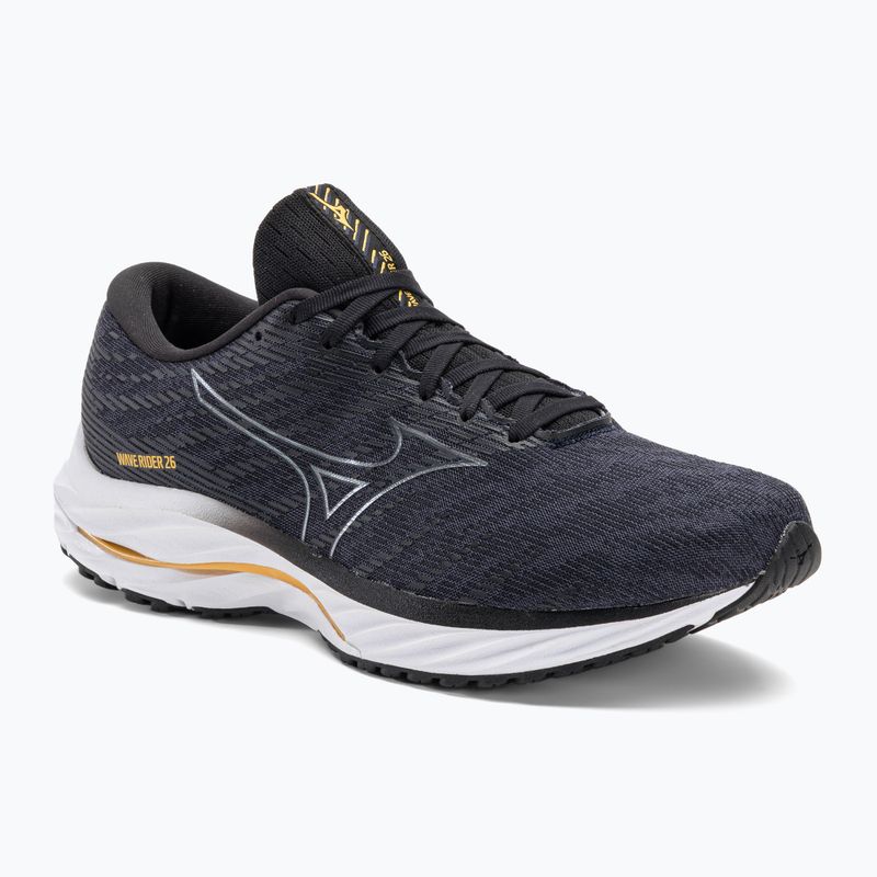 Pantofi de alergare pentru bărbați Mizuno Wave Rider 26 2E odyssey gri/grimetalic/galben/pale marigold