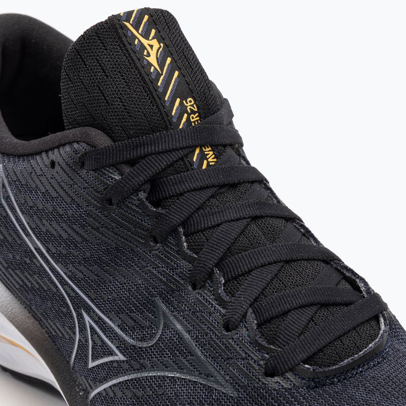 Pantofi de alergare pentru bărbați Mizuno Wave Rider 26 2E odyssey gri/grimetalic/galben/pale marigold 9