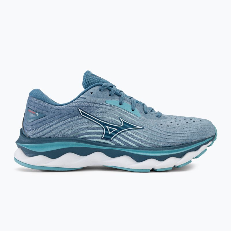 Încălțăminte de alergare pentru femei Mizuno Wave Sky 6 blue shadow/white/milky blue 2