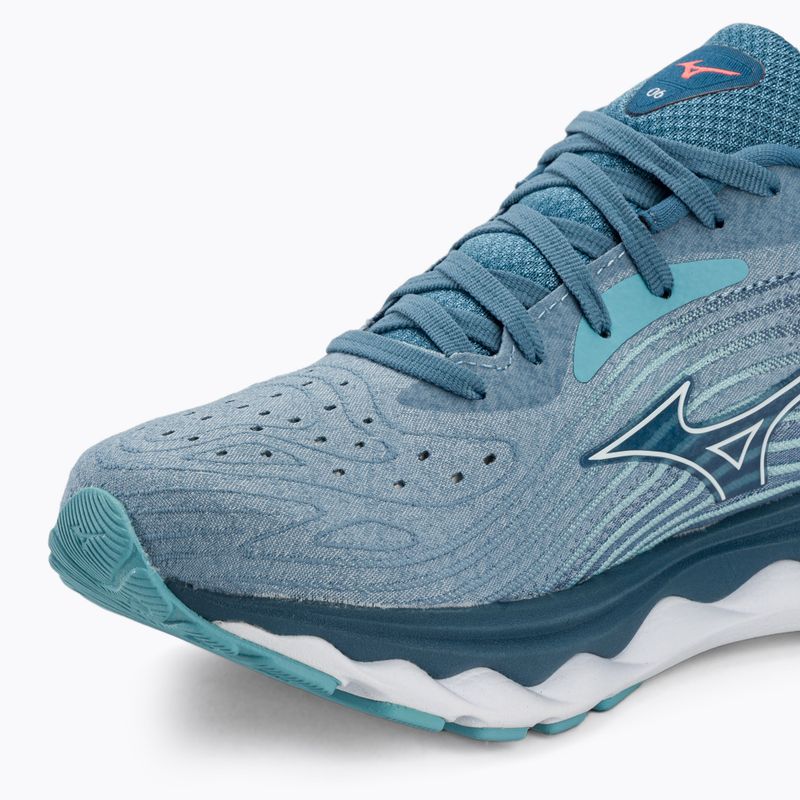 Încălțăminte de alergare pentru femei Mizuno Wave Sky 6 blue shadow/white/milky blue 8