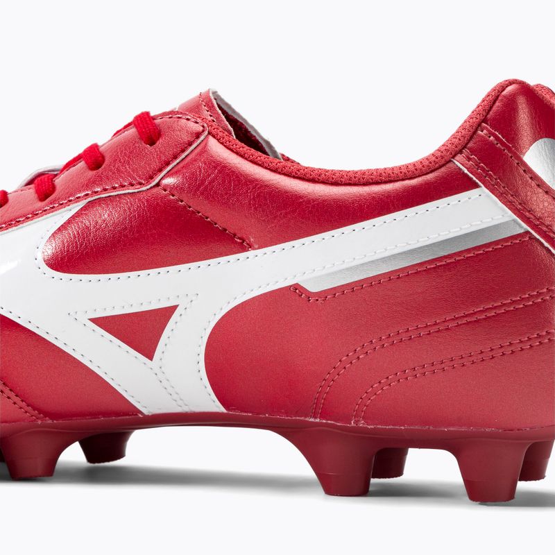 Mizuno Morelia II Club MD ghete de fotbal pentru bărbați roșu P1GA221660 10