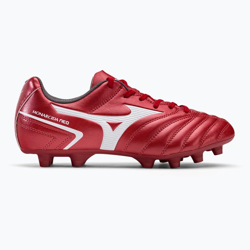 Mizuno Monarcida II Sel MD ghete de fotbal pentru copii roșu P1GB222560 2