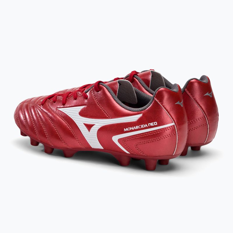 Mizuno Monarcida II Sel MD ghete de fotbal pentru copii roșu P1GB222560 3