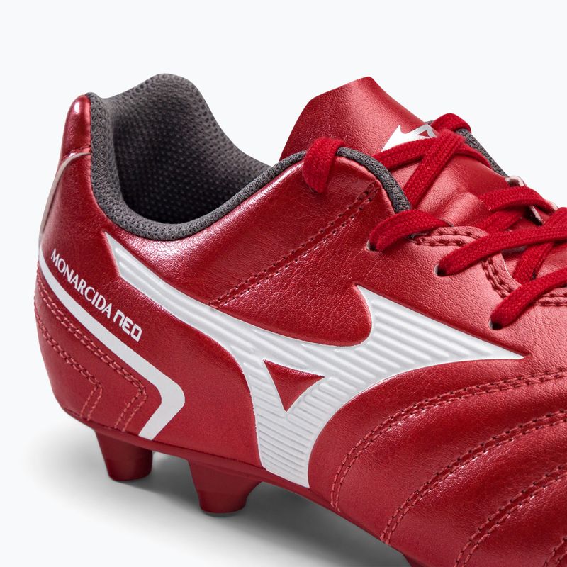Mizuno Monarcida II Sel MD ghete de fotbal pentru copii roșu P1GB222560 9