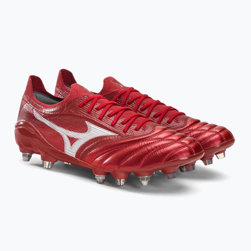 Mizuno Morelia Morelia Neo III Beta Elite Mix ghete de fotbal roșu P1GC229160 4