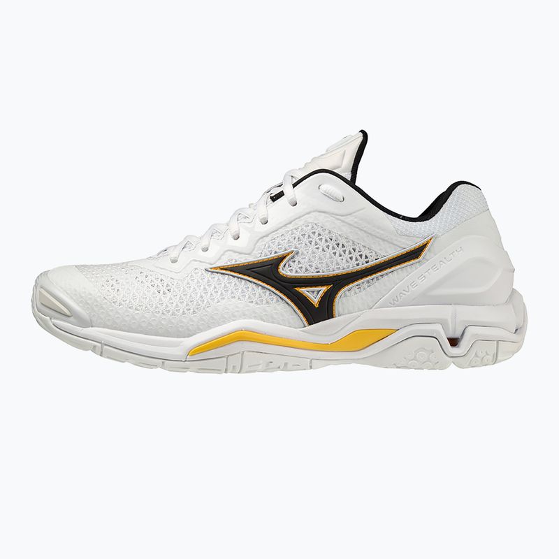 Pantofi de handbal pentru bărbați Mizuno Wave Stealth V alb X1GA180013 12