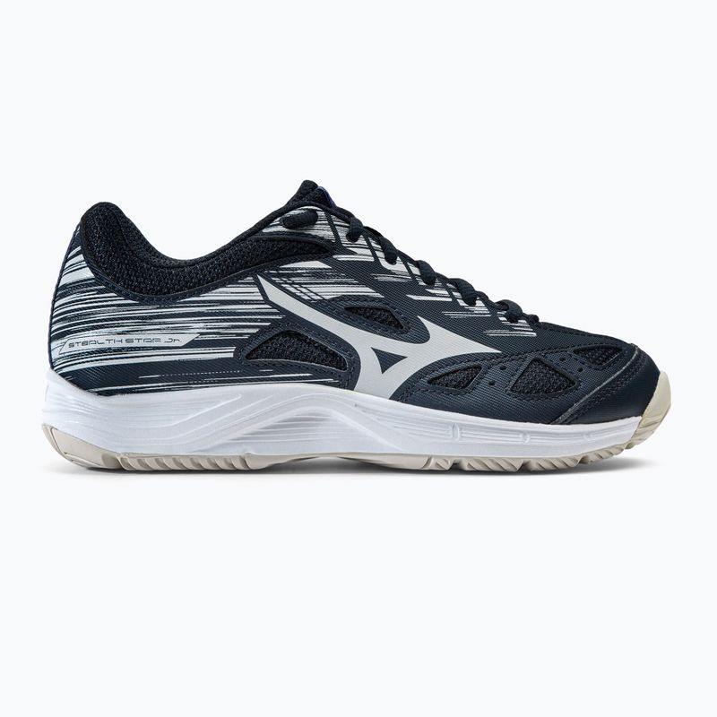 Pantofi de handbal pentru copii Mizuno Stealth Star C albastru marin X1GC2107K02 2