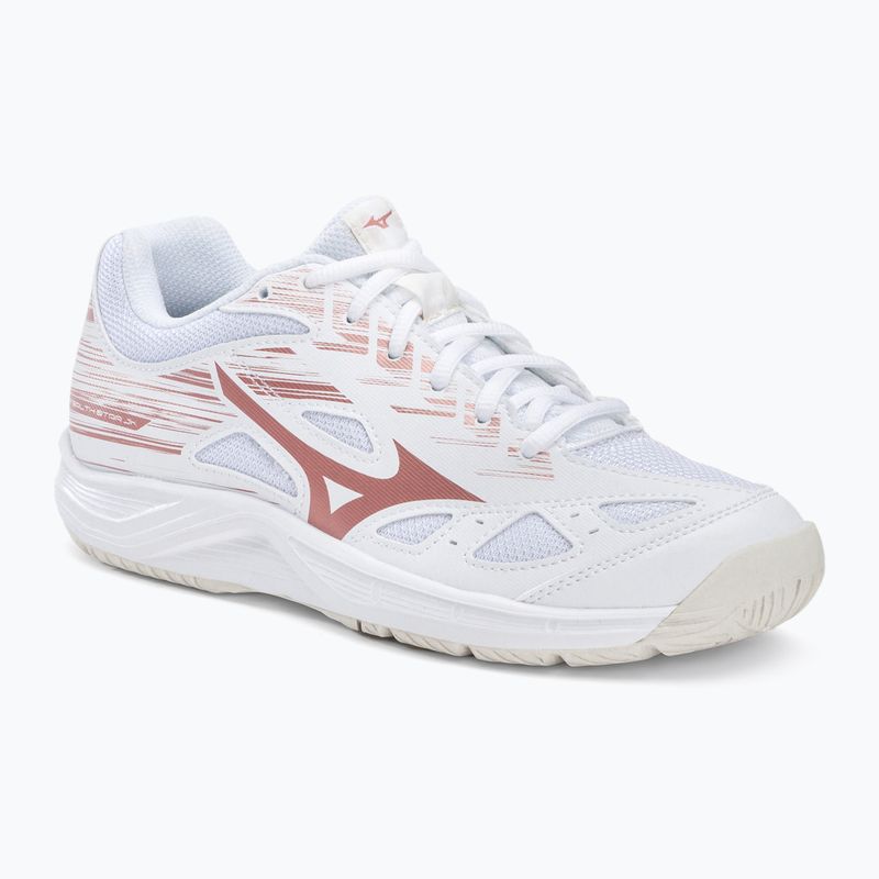 Pantofi de handbal pentru copii Mizuno Stealth Star C alb X1GC2107K36