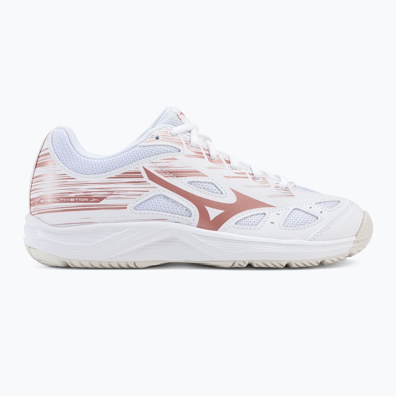 Pantofi de handbal pentru copii Mizuno Stealth Star C alb X1GC2107K36 2