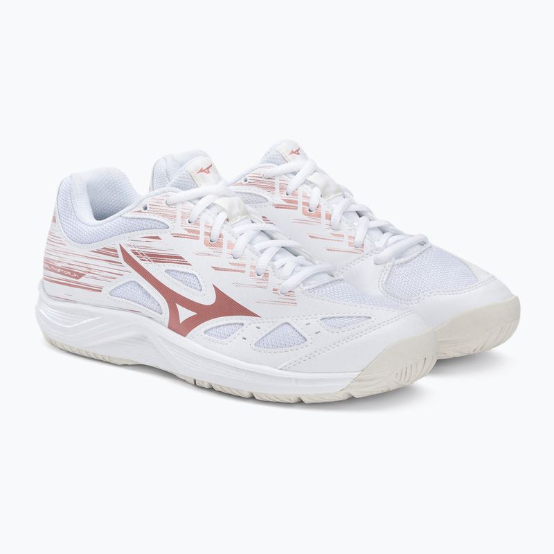 Pantofi de handbal pentru copii Mizuno Stealth Star C alb X1GC2107K36 4