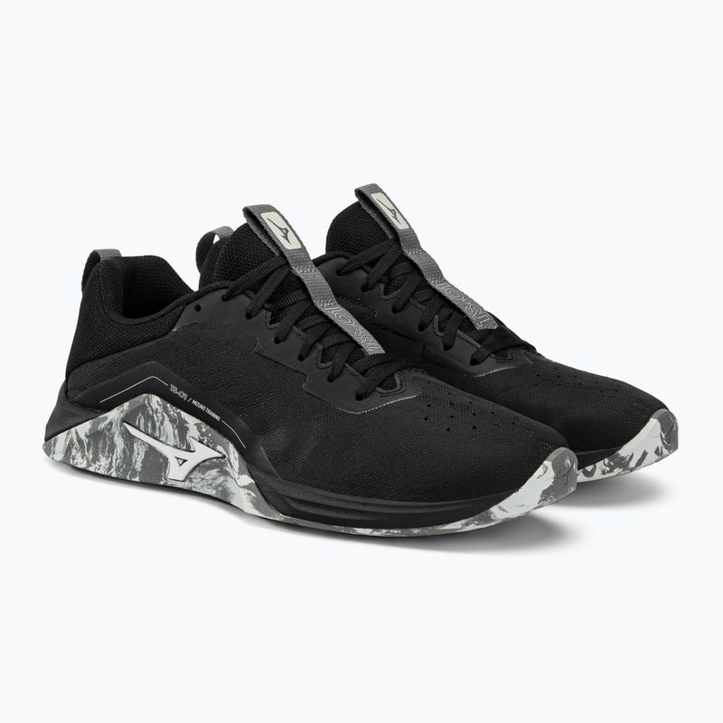 Mizuno TS-01 negru/alb/Quiet Shade pantofi de alergare 31GC220101 4