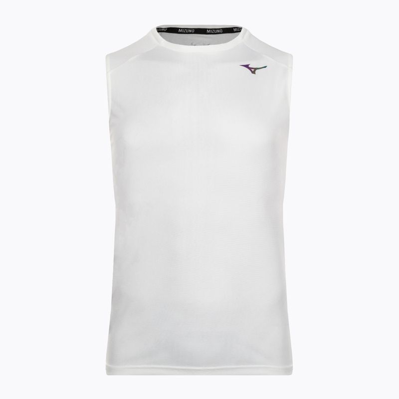 Tricou de alergare pentru bărbați Mizuno Two Loop 88 Tank alb 32GAA00502