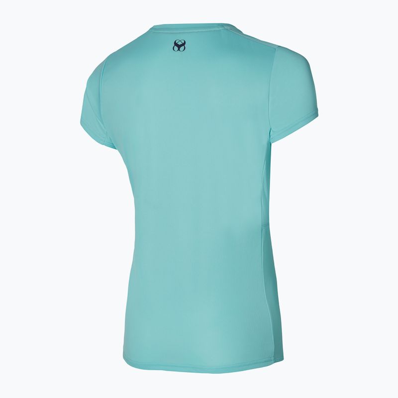 Cămașă de alergare pentru femei Mizuno Two Loop 88 Tee albastru 32GAA20122 2
