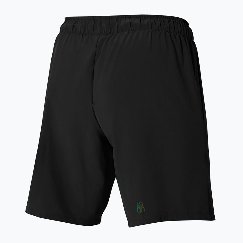 Mizuno Two Loop 88 pantaloni scurți de alergare negru 32GBA01009 2