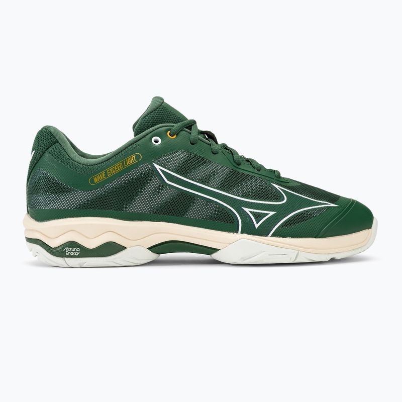 Încălțăminte de tenis pentru bărbați Mizuno Wave Exceed Light AC pine needle/white/papyrus 2